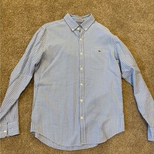 Vineyard Vines Blue Slim Fit Tucker Button Down Shirt